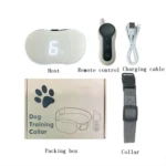 Remote Control Dog Training Device Bark Stopper Rechargeable Collar Waterproof Electric Shock Vibration Trainer, Specification: One for One - Image 9