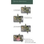 2 PCS Creative Garlic Squeeze Garlic Masher Kitchen Tool Household Manual Vegetable Cutter - Image 5