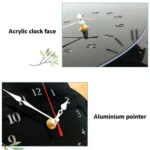 Kindergarten Cartoon Mute Wall Clock Creative Children Colorful Mushroom Decorative Clock - Image 2