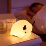 BD-NL-11 Cow Silicone Lamp USB Dimming Night Light Children Bedside Timing Sleeping Light