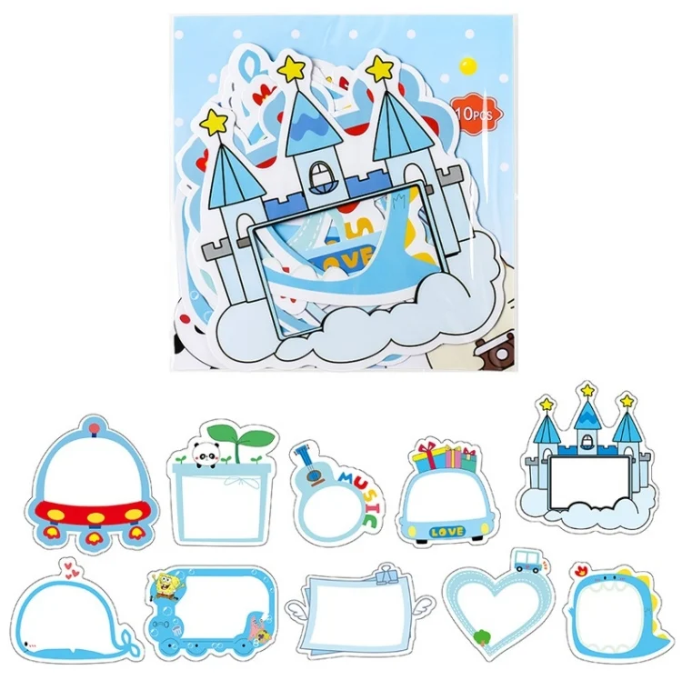 3 Packs DIY Photo Frame Stickers Baby Growth Manual Making Decoration Materials Handbook Stickers