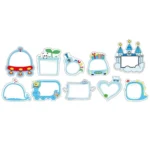 3 Packs DIY Photo Frame Stickers Baby Growth Manual Making Decoration Materials Handbook Stickers - Image 7