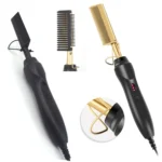 Multifunctional Comb Dry And Wet Dual-Use Curly Hair Straightening Stick Electric Perm Comb - Image 2