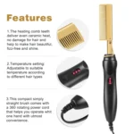 Multifunctional Comb Dry And Wet Dual-Use Curly Hair Straightening Stick Electric Perm Comb - Image 5