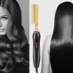 Multifunctional Comb Dry And Wet Dual-Use Curly Hair Straightening Stick Electric Perm Comb - Image 7