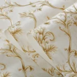 3D Pattern Wallpaper Damascus Self-Adhesive Wallpaper Non-Woven Embossed Deep Embossed Background Wall Paper