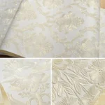 Bedroom Living Room Classic Damascus 3D Precision Pressed Non-Woven Fabric Self-Adhesive Wallpaper - Image 2