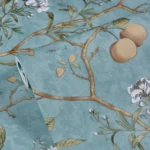 3D StereoRetro Self-Adhesive Non-Woven Wallpaper Pastoral Flower Bedroom Living Room TV Background Wall Sticker - Image 3