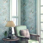 3D StereoRetro Self-Adhesive Non-Woven Wallpaper Pastoral Flower Bedroom Living Room TV Background Wall Sticker - Image 4