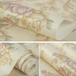 3D Pastoral Style Wallpaper Bedroom Living Room Non-Woven Fabric Self-Adhesive Wall Sticker - Image 3