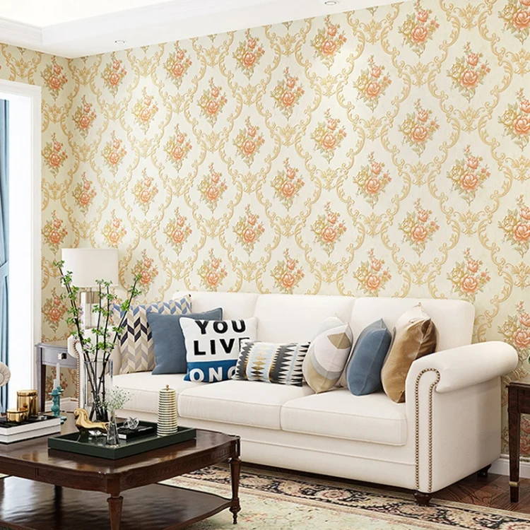 TBD0564823801A_2.webp 3D Pastoral Style Wallpaper Bedroom Living Room Non-Woven Fabric Self-Adhesive Wall Sticker - Image 4