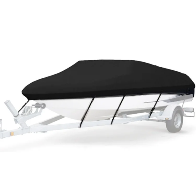 TBD0565328601.webp 210D Waterproof Boat Cover Speedboat Towed Fishing V-Shaped Boat Cover Rain And Sun Protection Cover - Image 1