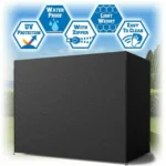 Outdoor Garden Rocking Chair Cover Courtyard Waterproof Swing Cover Dust Cover, Size: 220x125x170cm - Image 3