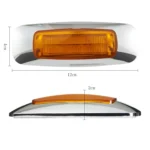 2 PCS 12/24V 2000-4000K 8 LEDs Explosion Lightning Plating Edge Light Side Tail Light - Image 3