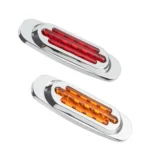 12-24V 2000-4000K 16 LEDs Electroplating Side Lights Side Tail Lights Cargo Truck Modification Light - Image 2