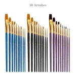 54 In 1 Painting Tool Brush Painting Clothes Sponge Brush Set For Children - Image 2