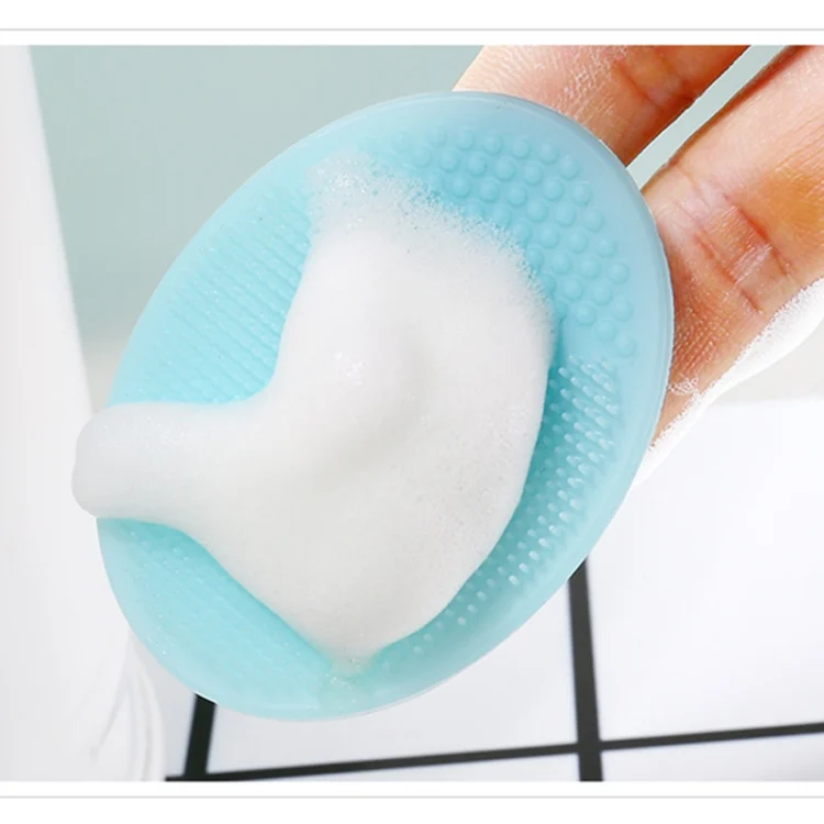 TBD056543201A_4.webp 10pcs Cleaning Pad Wash Face Facial Exfoliating Brush SPA Skin Scrub Cleanser Tool - Image 5