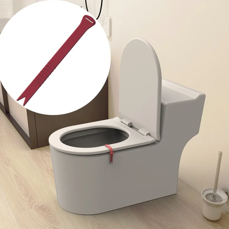 TG01 Silicone Streamer Toilet Seat Cover Lifter