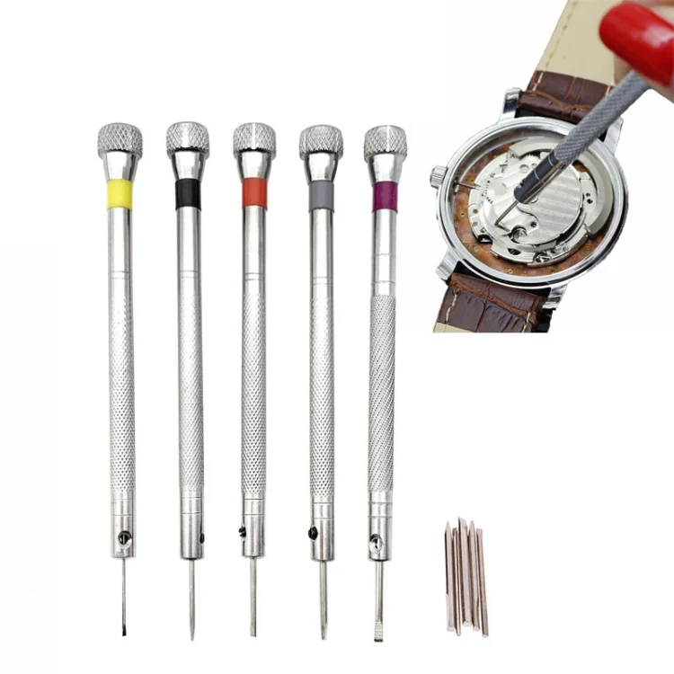 TBD0565574301.webp Watch Repair Tools Glasses Computer Screwdrivers, Style: White Bits - Image 1