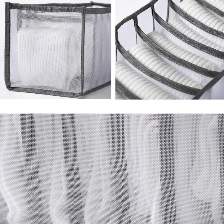 TBD0565574401_B1.webp 3 in 1 Underwear Drawer Storage Box Household Socks Folding Storage Box - Image 2