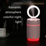 K005 Portable Hydrating LED Fill Light Makeup Mirror USB Mini Humidifier - Image 11