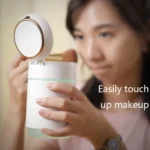 K005 Portable Hydrating LED Fill Light Makeup Mirror USB Mini Humidifier - Image 8