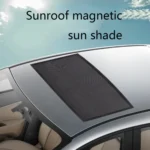 N913 Nylon Mesh Screens For Insect-Proof Dust-Proof Ventilated And Breathable Car Sunroof Magnetic Sun Shade, Size: 95x55cm - Image 4
