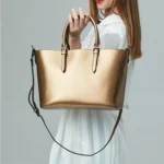 L5032 Large Capacity Messenger Women Bag Cowhide Commuter Tote Shoulder Bag - Image 16