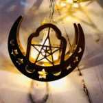 Eid Al-Fitr LED Star and Moon String Lights Ramadan Festival Decoration Lamp - Image 3