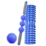 3 in 1 Eva Foam Roller Hollow Muscle Relaxation Roller Yoga Column Set, Length: - Image 8