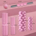 3 in 1 Eva Foam Roller Hollow Muscle Relaxation Roller Yoga Column Set, Length: - Image 6