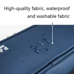 6559 Canvas Pencil Case Large Capacity Code Lock Portable Stationery Bag - Image 5