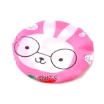 3 PCS Cute Cartoon Shower Bath Cap Saunas Lace Elastic Band Cap Hair Protective Cap - Image 2