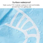 3 PCS Cute Cartoon Shower Bath Cap Saunas Lace Elastic Band Cap Hair Protective Cap - Image 3