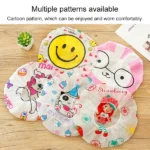 3 PCS Cute Cartoon Shower Bath Cap Saunas Lace Elastic Band Cap Hair Protective Cap - Image 4