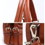 2P1006 Ladies Single-Shoulder Leather Messenger Bag - Image 6