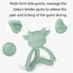 Three-Dimensional Cartoon Silicone Baby Teether Molar Rods Children Toys Maternal And Child Supplies - Image 5