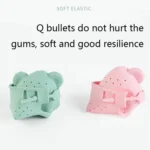 2 PCS Baby Molar Gloves Children Soothing Silicone Teether Molar Stick Maternal And Child Toy - Image 4