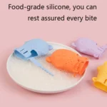 2 PCS Baby Molar Gloves Children Soothing Silicone Teether Molar Stick Maternal And Child Toy - Image 7