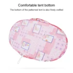 WZ-001 Multifunctional Cartoon Boat-shaped Children Folding Zipper Mosquito Net - Image 3