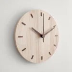 Solid Wooden Wall Clock Home Living Room Wall Clock Decorative Clock - Image 2