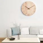 12 inch Solid Wooden Wall Clock Home Living Room Wall Clock Decorative Clock - Image 7