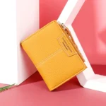 928666 Multi-Card Keychain Coin Purse Short Ladies Wallet - Image 7