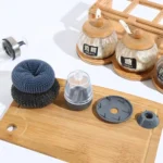 Multifunctional Push-Type Cleaning Brush Kitchen Detergent Automatic Liquid Addition Dishwashing Brush - Image 2