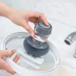 Multifunctional Push-Type Cleaning Brush Kitchen Detergent Automatic Liquid Addition Dishwashing Brush - Image 5