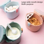 2 PCS YOLE KID Baby Milk Powder Box Large-Capacity Portable Out-Packing Gimi Powder Box Baby Food Supplement Storage Sealed Tank - Image 11