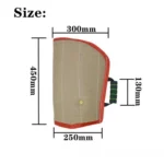 Red Twill Jute Training Dog Bite Sleeve Open Sleeve Protector Pet Products - Image 2
