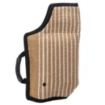 Dog Training Black-Edged Rough-Grained Jute Fluttering Sleeves Protector - Image 2