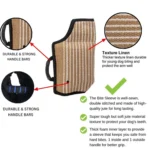 Dog Training Black-Edged Rough-Grained Jute Fluttering Sleeves Protector - Image 5