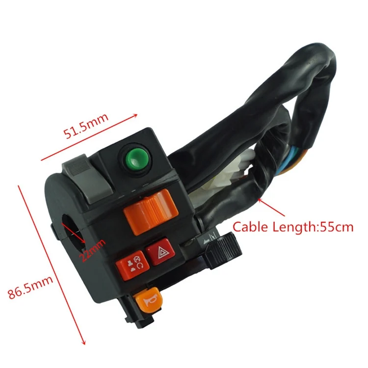 TBD05680394_3.webp Motorcycle Modification Multifunctional General Handlebar Switch - Image 4